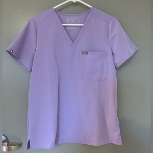 Figs Scrubs Limited Edition Lavender Dew Catarina Scrub Top